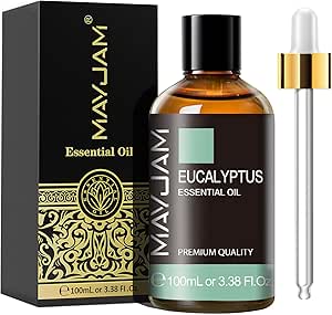 MAYJAM Eukalyptus Ätherisches Öl 100ML, Eukalyptusöl für Diffusor, Luftbefeuchter, DIY, Home，Wardrobes